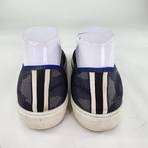 Rothy's The Original Slip On Sneaker US 7.5 Grey Camo Casual Flat Shoes - Picture 3 of 11